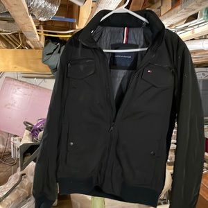 Classic black Tommy Hilfiger womens jacket L